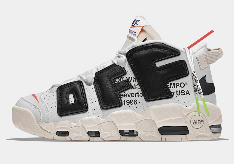 The Off-White x Nike Air More Uptempo 