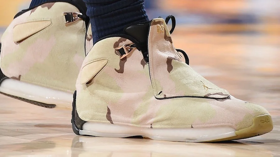 JIMMY BUTLER PLAYED WITH THE AIR JORDAN 18 “VETERANS DAY” PE ON HIS FEET