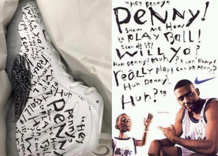 The Nike Little Posite One “Hey Penny” inspired by Lil Penny “Hey Penny” poster