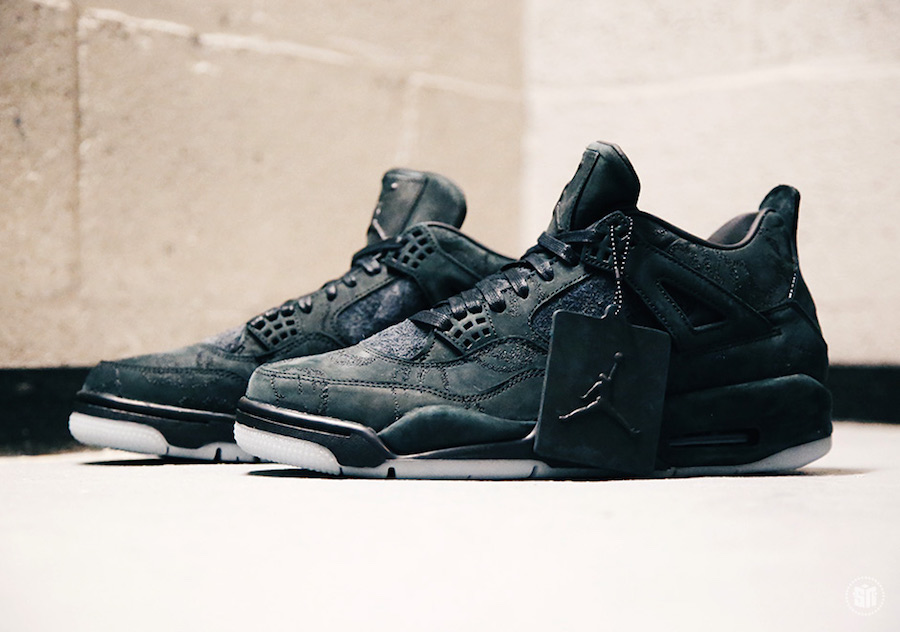 THE KAWS X AIR JORDAN 4 IN BLACK