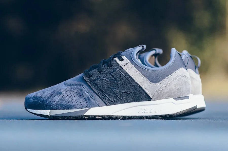 NEW BALACNE 247 COME IN A NEW NAVY AND GREY COLORWAY