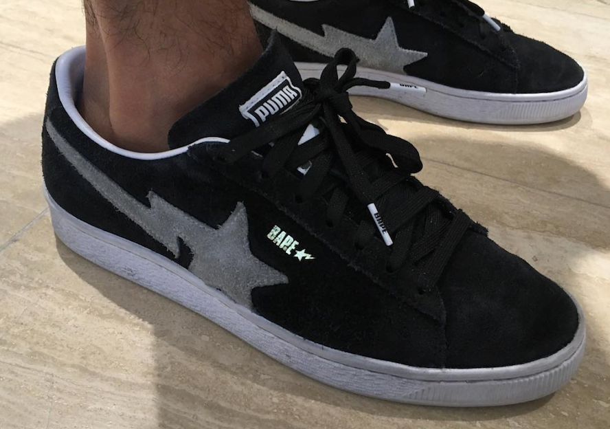 YASSINE SAIDI SHOWCASE THE BAPE X PUMA BASKET CLASSIC