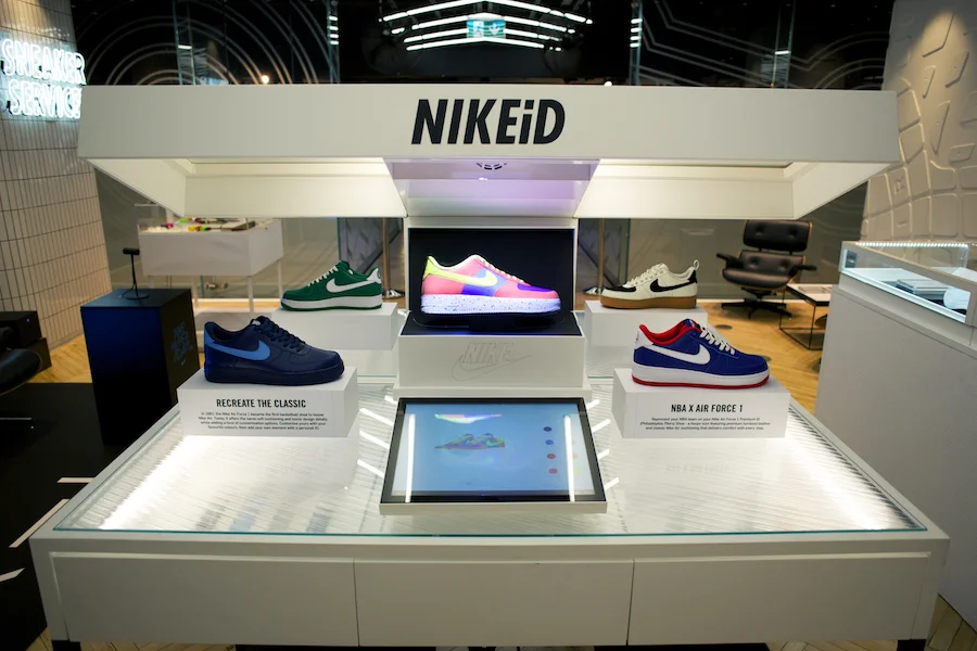 The New NIKEiD Direct Studio In Niketown London