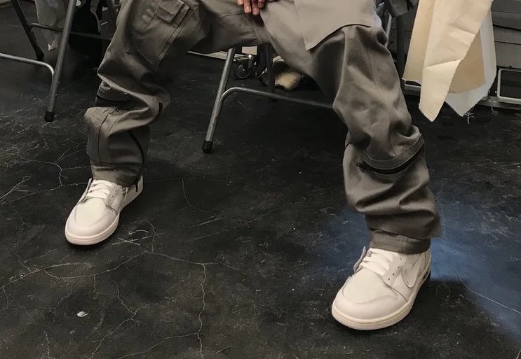 off white jordan 1 white on feet