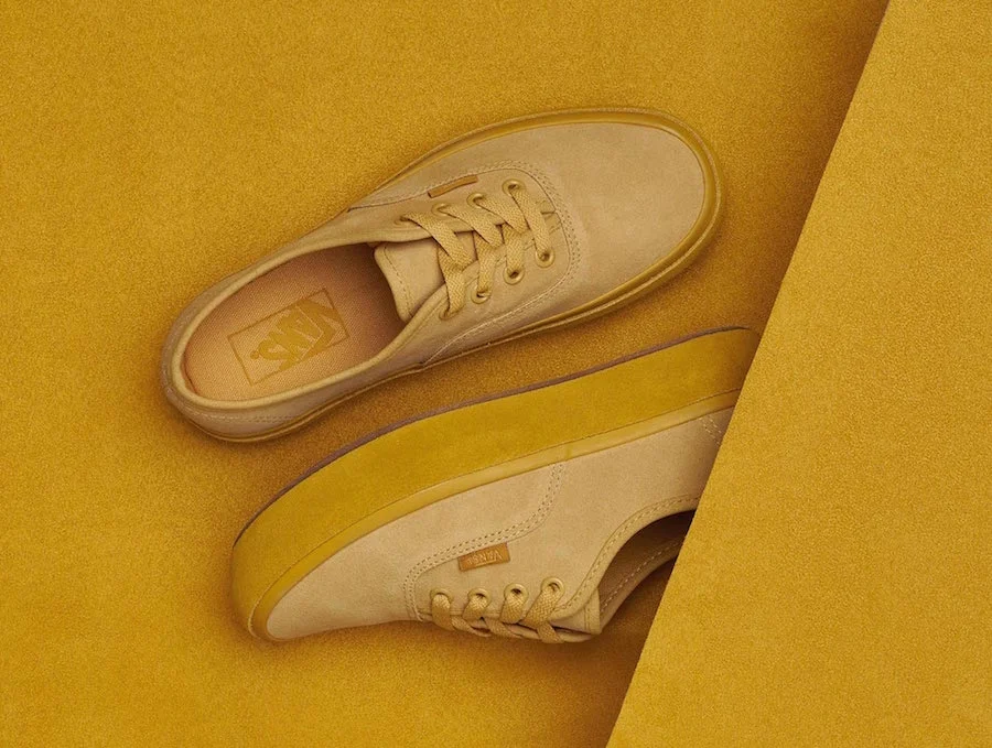 vans platform yellow