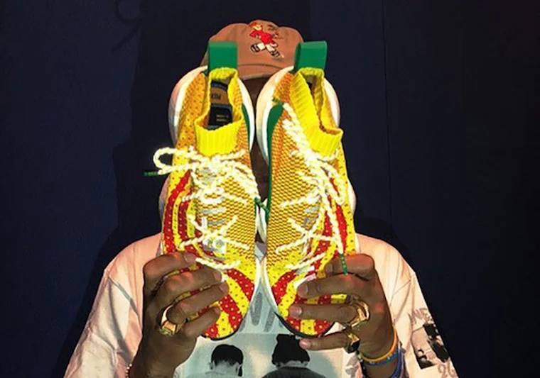 THE EXCLUSIVE PHARRELL X ADIDAS BOOST YOU WEAR SNEAKER FOR THE ALL-STAR WEEKEND