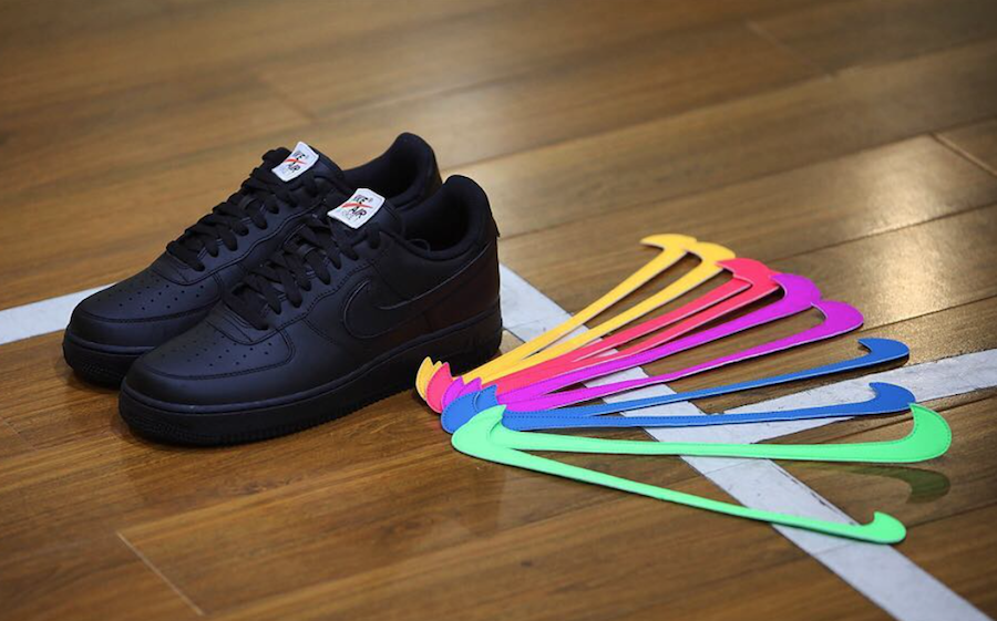 THE NIKE AIR FORCE 1 “ALL-STAR” WITH VELCRO SWOOSH STRAPS 
