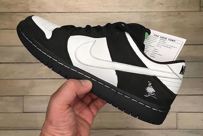 JEFF STAPLES X NIKE SB DUNK LOW “BLACK PIGEON” REJECTED SAMPLES