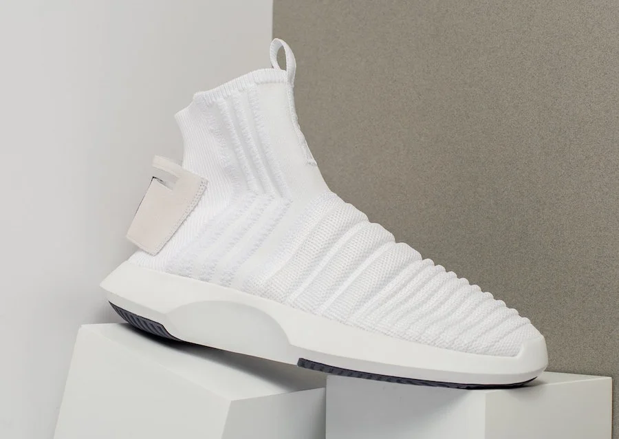ADIDAS CRAZY 1 ADV SOCK PRIMEKNIT “TRIPLE WHITE”