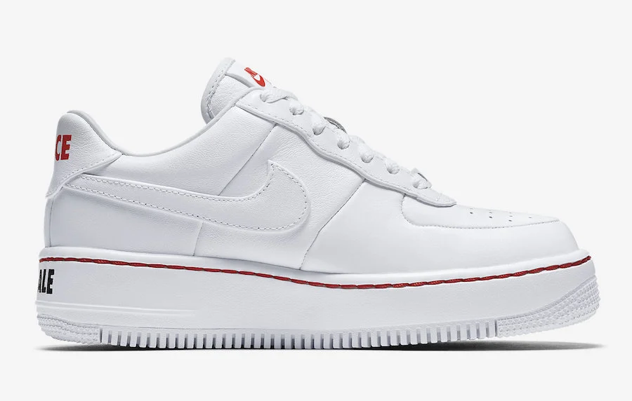 nike air force 1 white platform