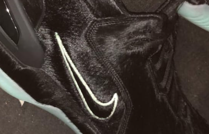 LEBRON JAMES WEARS BLACK“PONY HAIR” NIKE AIR ZOOM GENERATION 