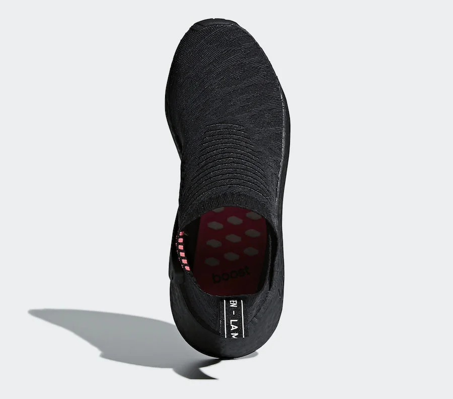nmd city sock triple black
