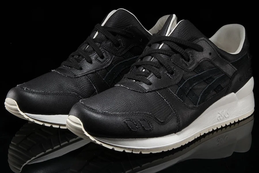 asics gel lyte iii triple noir asics gel lyte iii triple noir