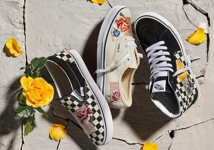 VANS SATIN PATCHWORK PACK DROPS IN JUNE