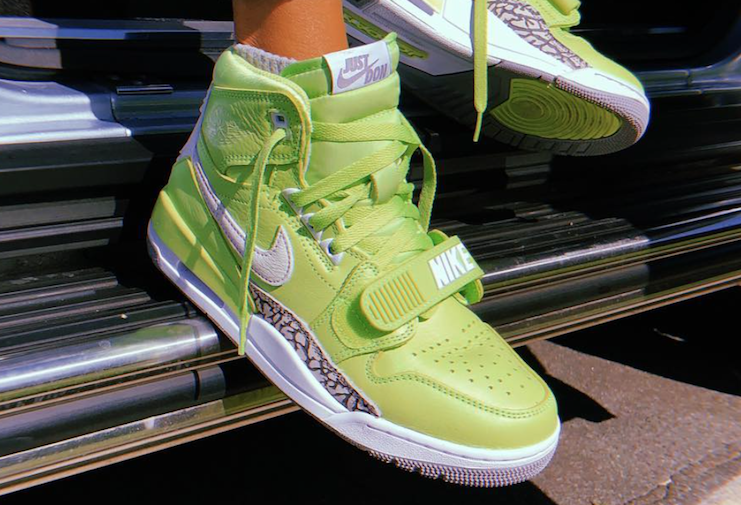 The DON C’S AIR JORDAN LEGACY 312 IN “GHOST GREEN”