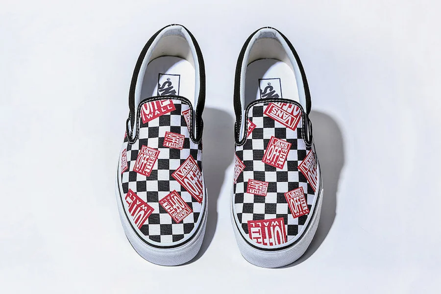 VANS SLIP-ON “OFF THE WALL CHECK” COLLABORATION WITH BILLY’S