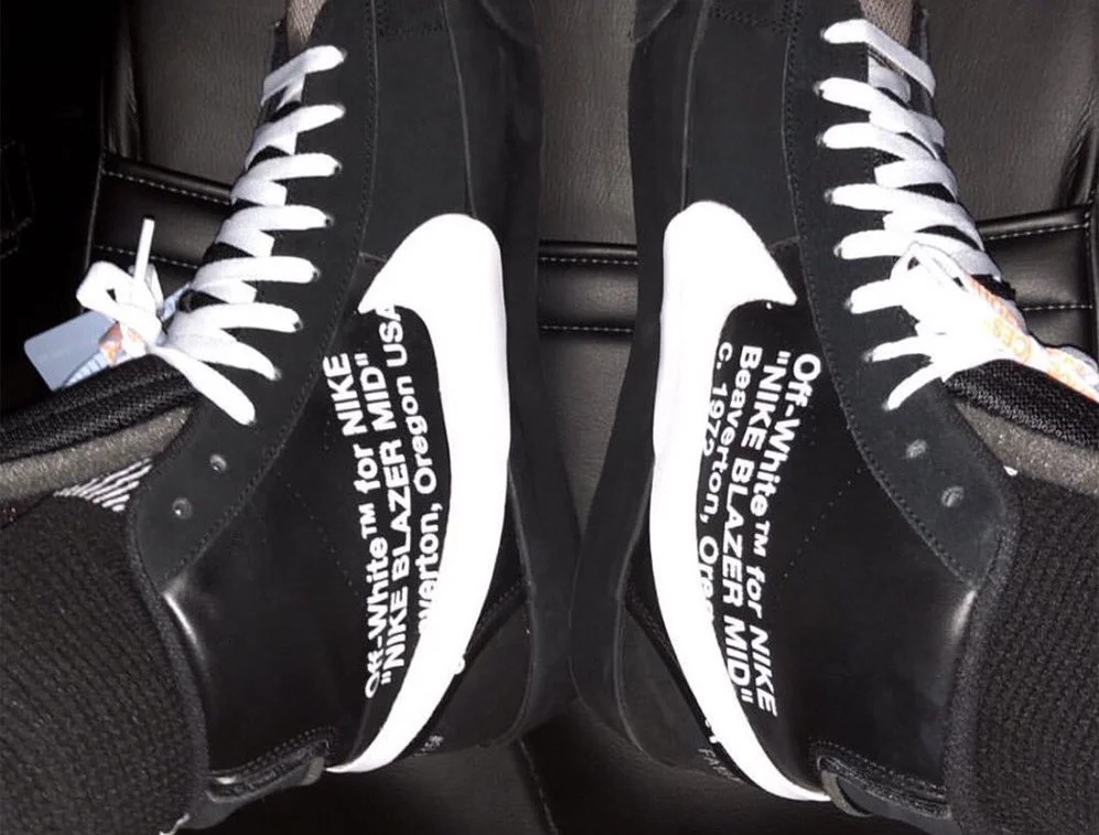 LEBRON JAMES SHOWCASE HIS OFF-WHITE X NIKE BLAZER IN “BLACK”