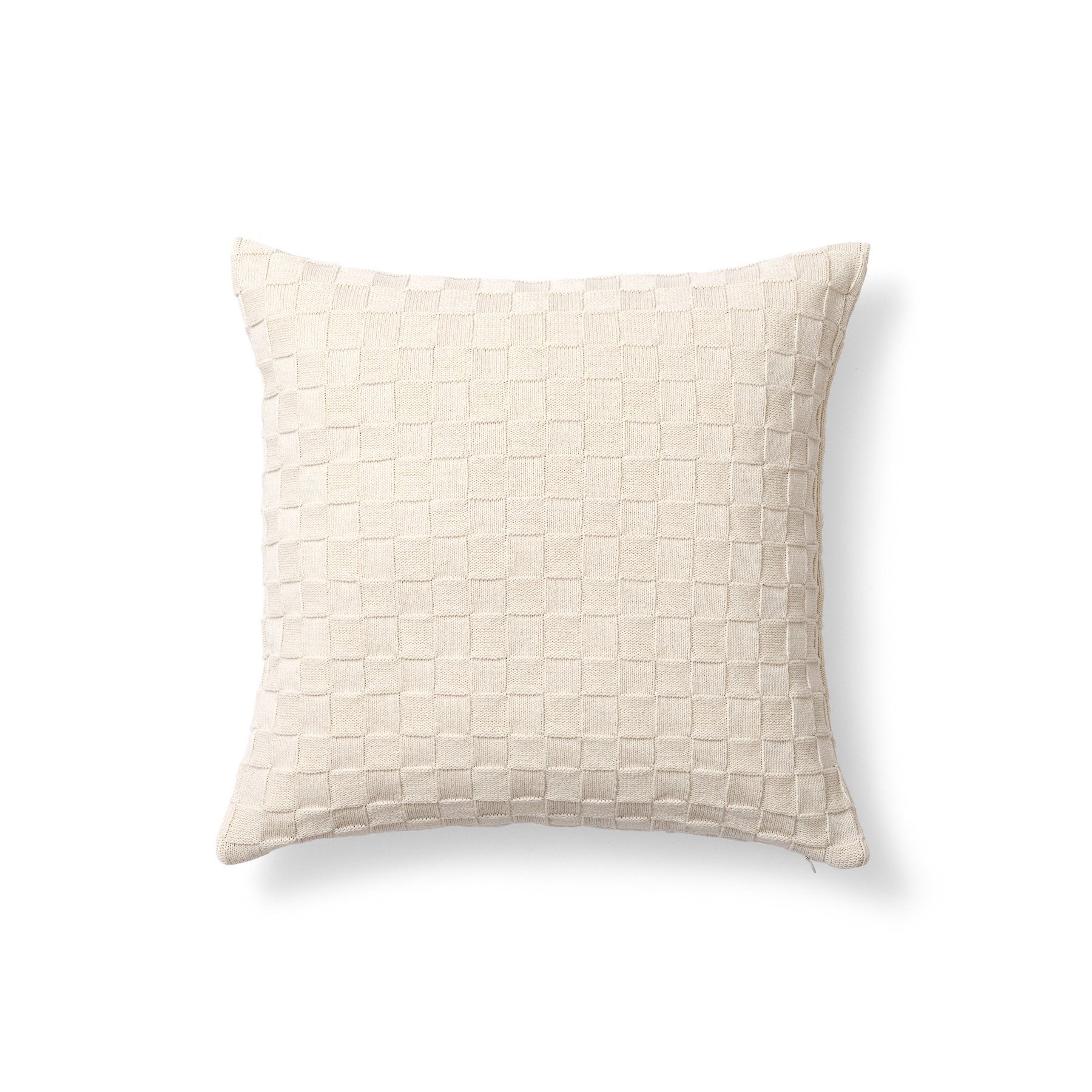 18x18" pillow big basketweave texture | greggio