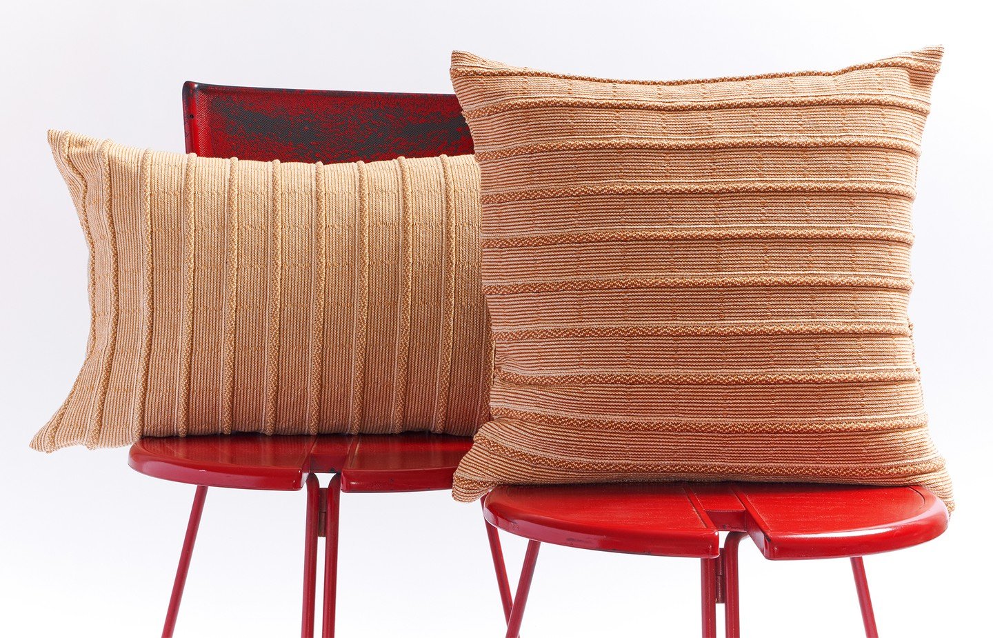 machine washable pillows are key for your OS+E budget:
durable -- passes Wyzenbeek 50,000 Double Rubs testing
liquid-repellent pillow inserts
knitted in the USA