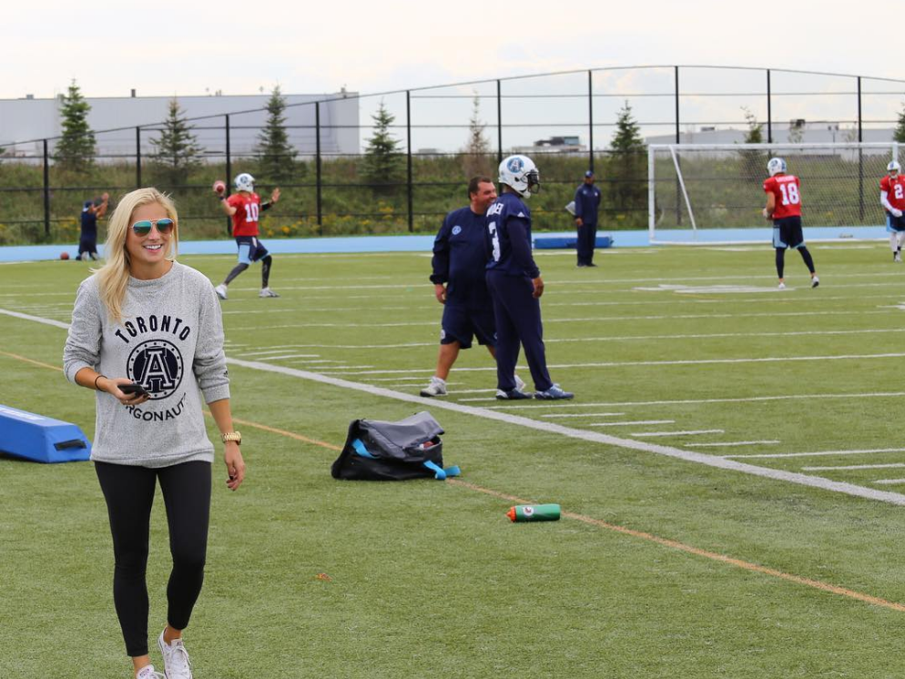 <strong>CFL – The Snap</strong><br><br>KATE PETTERSEN: “I GREW UP ON THE SIDELINES” AND THIS WEEKEND SHE HEADS TO REGINA.