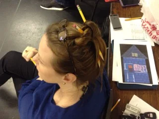 Kim Weild in rehearsal - Goodspeed Musicals