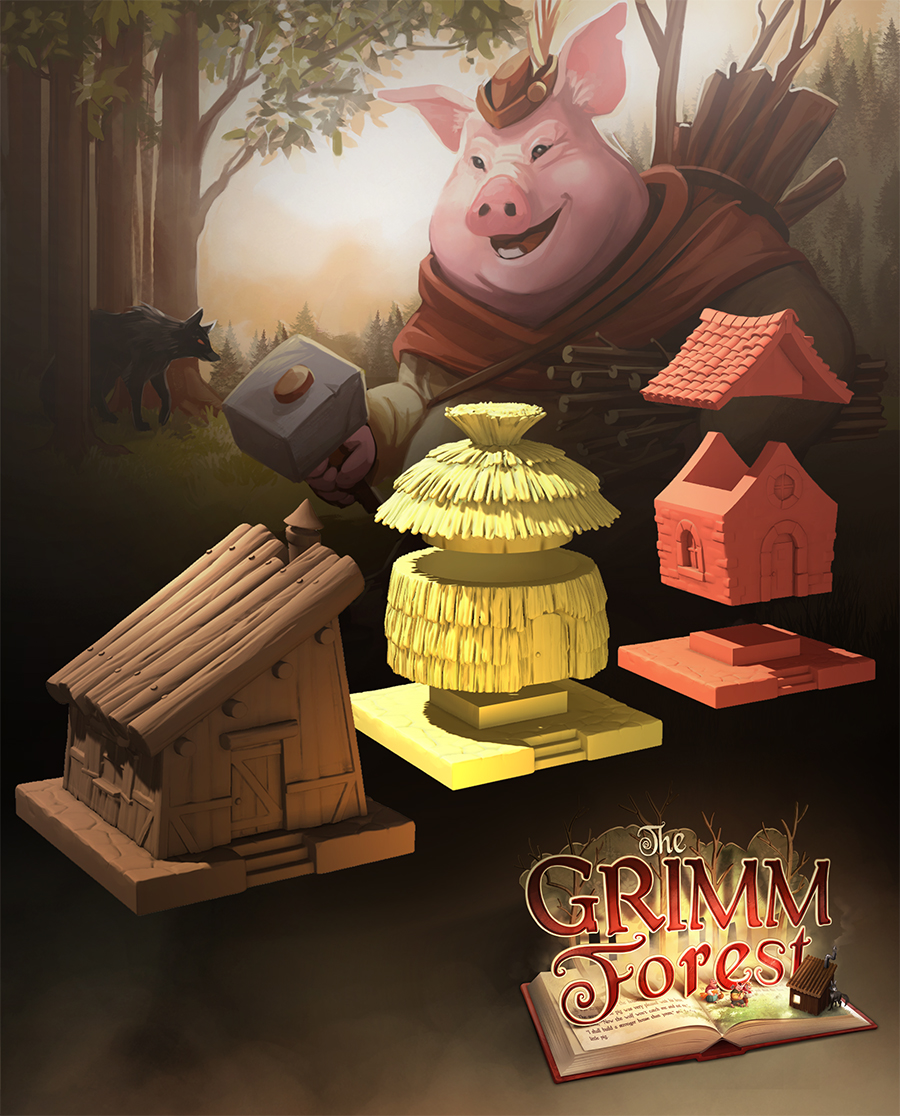 The Grimm Forest Jogo De Tabuleiro - Druid city games - Jogos de Tabuleiro  - Magazine Luiza