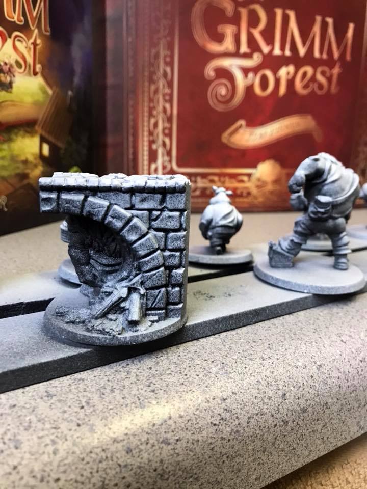 See how the white catches the bricks, while leaving the mortar in between untouched?