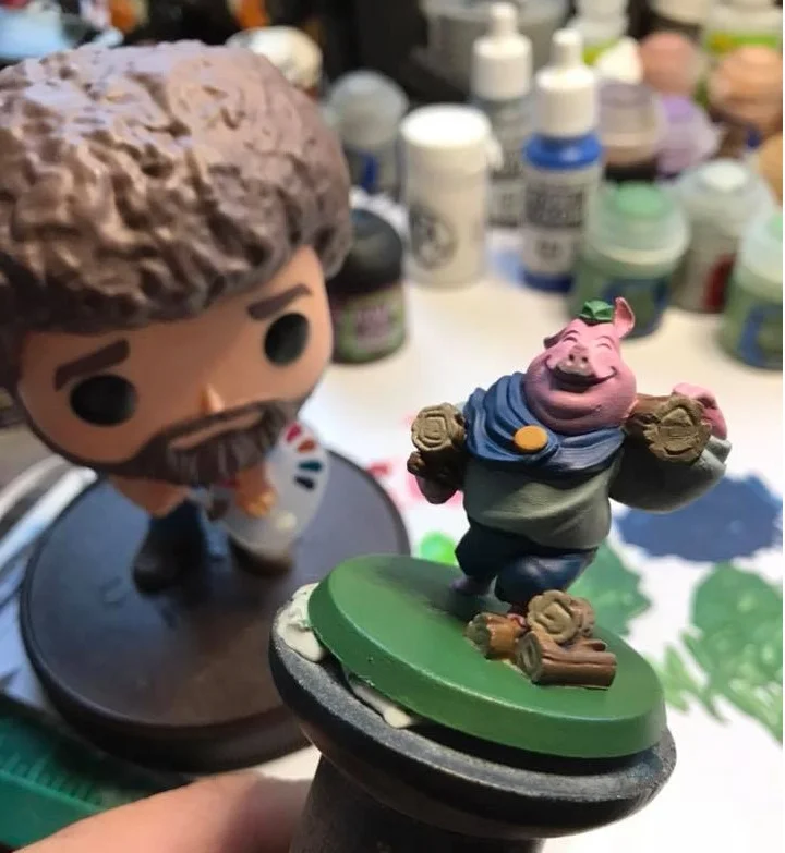 Your figure is completely base coated. If you want, you could call your figure done. There is no substitute for a good, clean base coat. Just be sure to protect your model wish a matte varnish. For those looking to go a little further, keep following along.