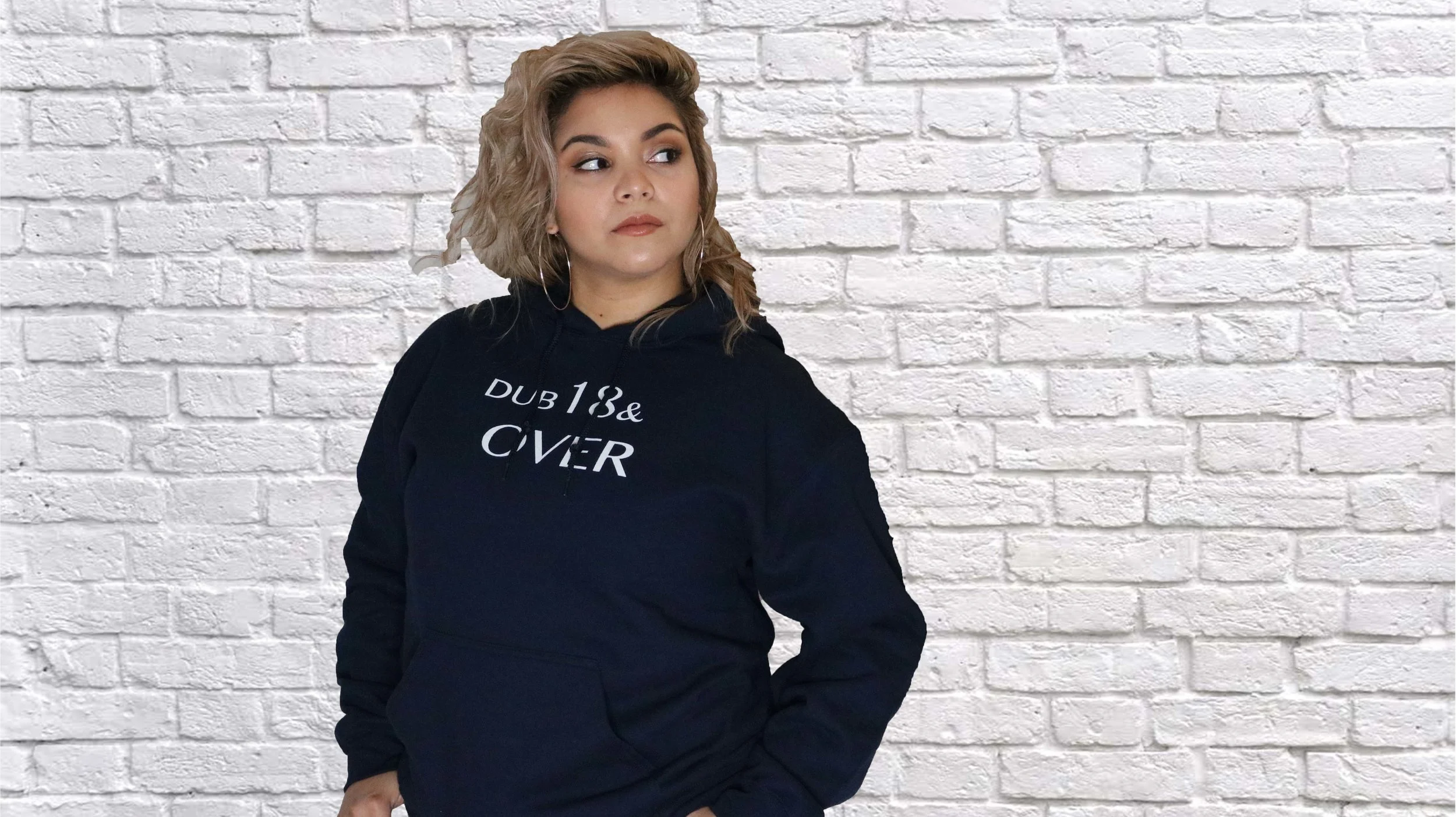 Dub 18 &amp; Over Hoody, Cool hoodie fo ladies
