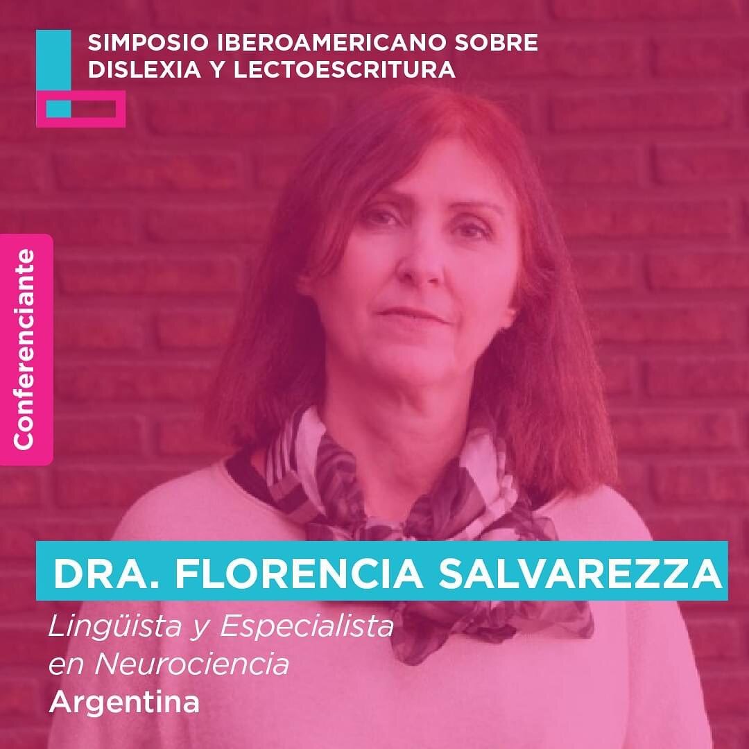 [CONOCE A LOS CONFERENCIANTES]

Dra. Florencia Salvarezza |📍Argentina 

▪️Ling&uuml;ista, especializada en neurociencias y educaci&oacute;n. 
▪️Sus &aacute;reas de trabajo cl&iacute;nico y de asesoramiento incluyen sobre todo: desarrollo y trastorno