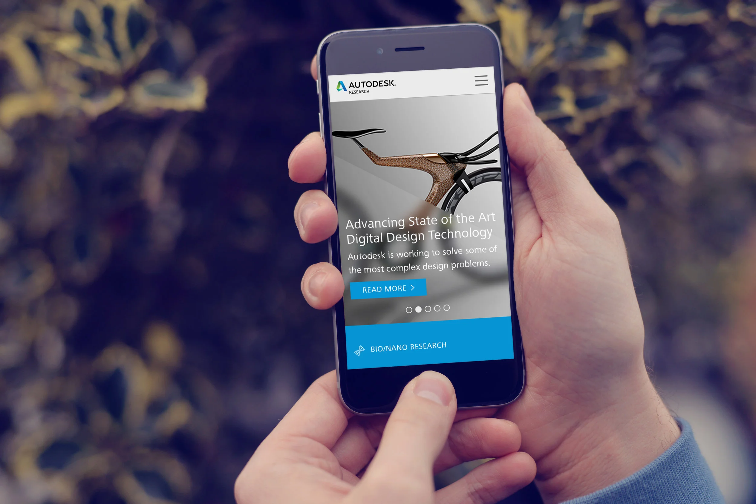 Autodesk Research Website Design
