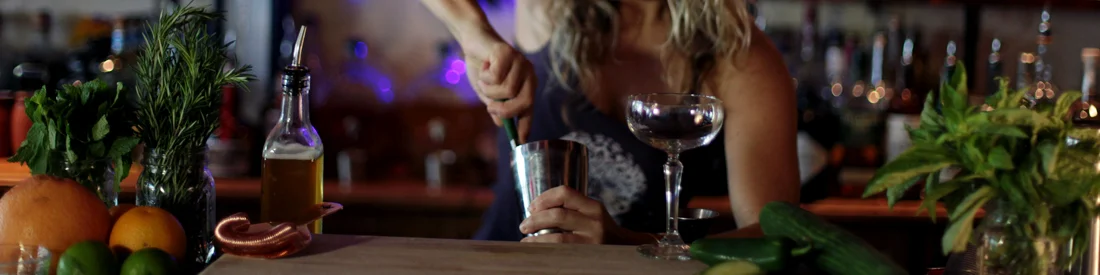 Each cocktail is hand-crafted at Agave 308 Tequila Bar in Key West, Florida