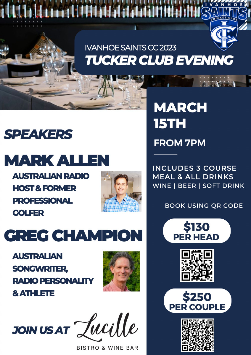 Tucker Club Evening at Lucilles