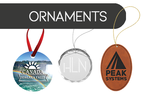 Personalized Ornaments metal wood acrylic leather