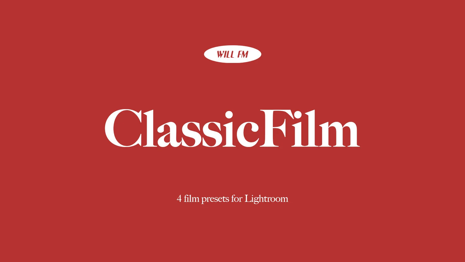 Classic Film Presets