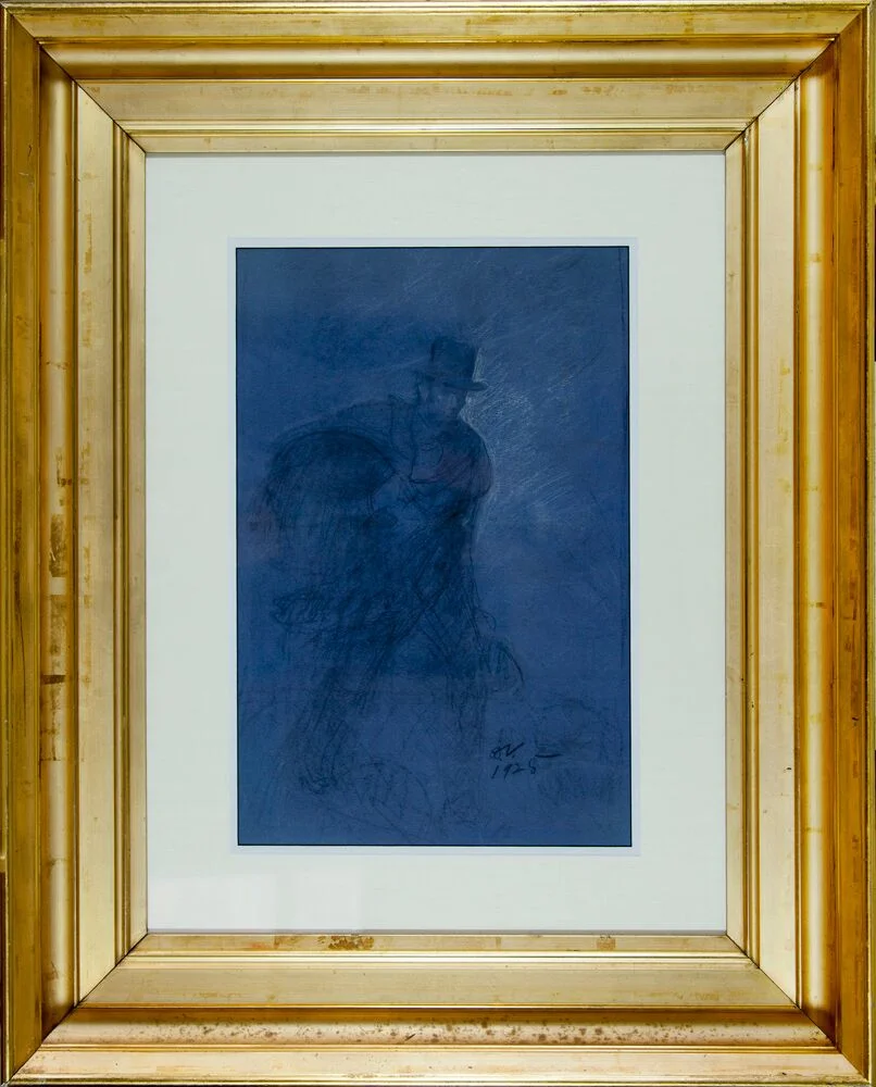 Preliminary for Lincoln portrait in the Hermitage Foundation