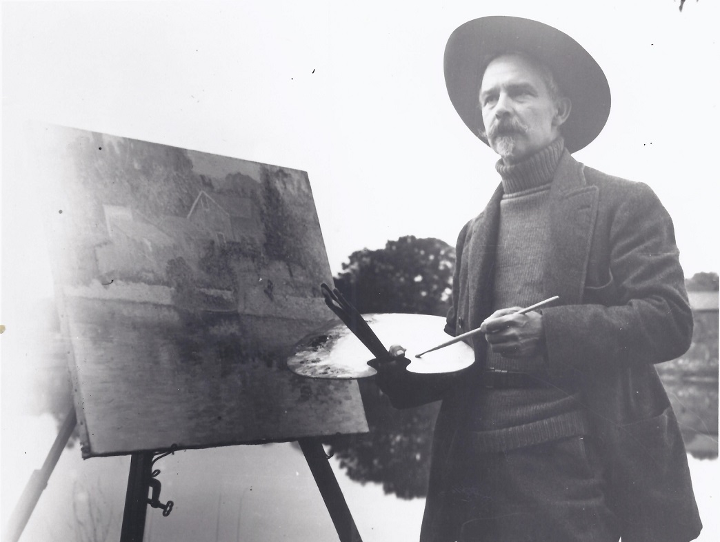 H. F. Taylor. probably in Cos Cob, CT, ca 1910