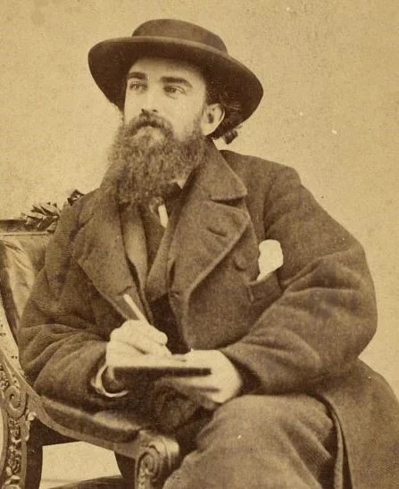  A. R. Waud with sketchbook in hand