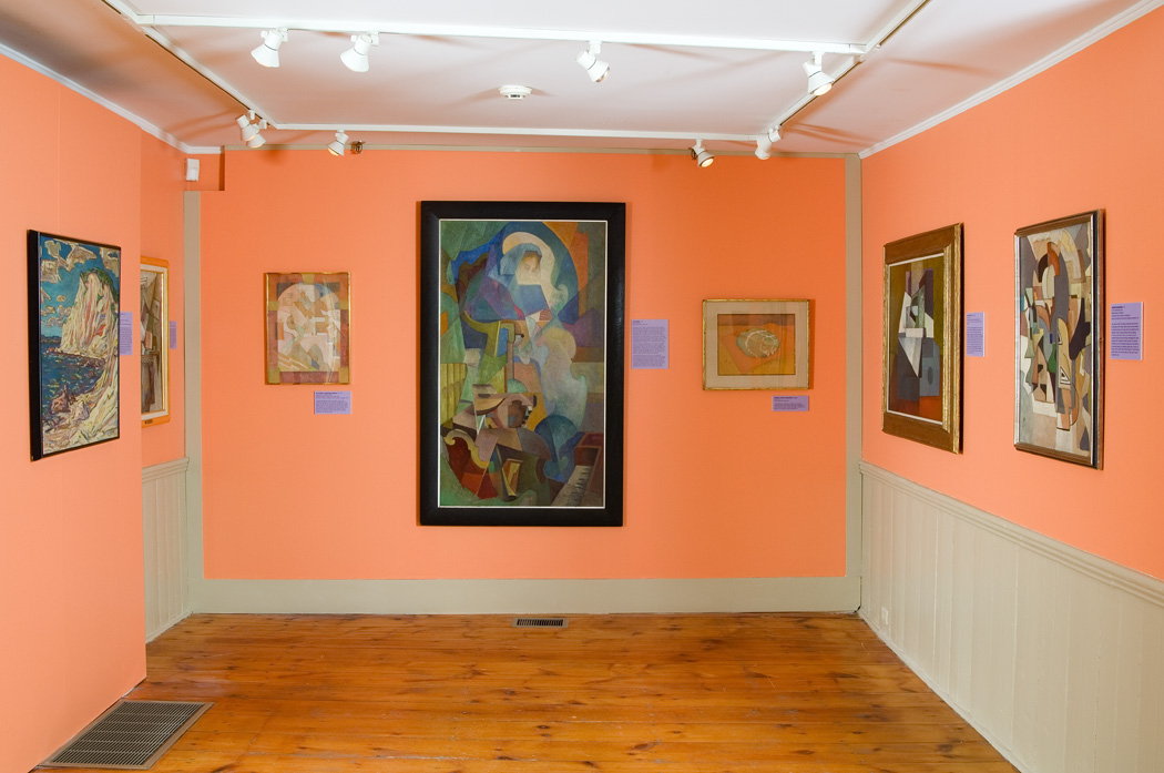 Installation shots of 2005 exhibition, Greenwich Historical Society