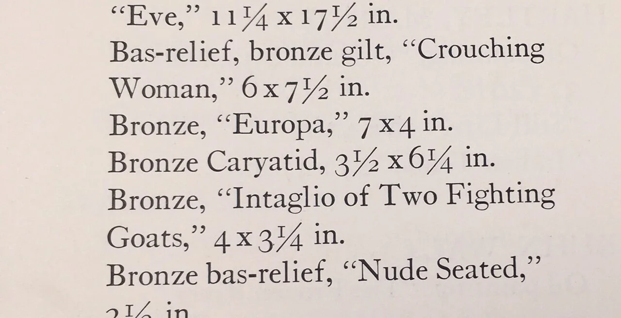 Kuhn works owned by Quinn, #6 is the sculpture