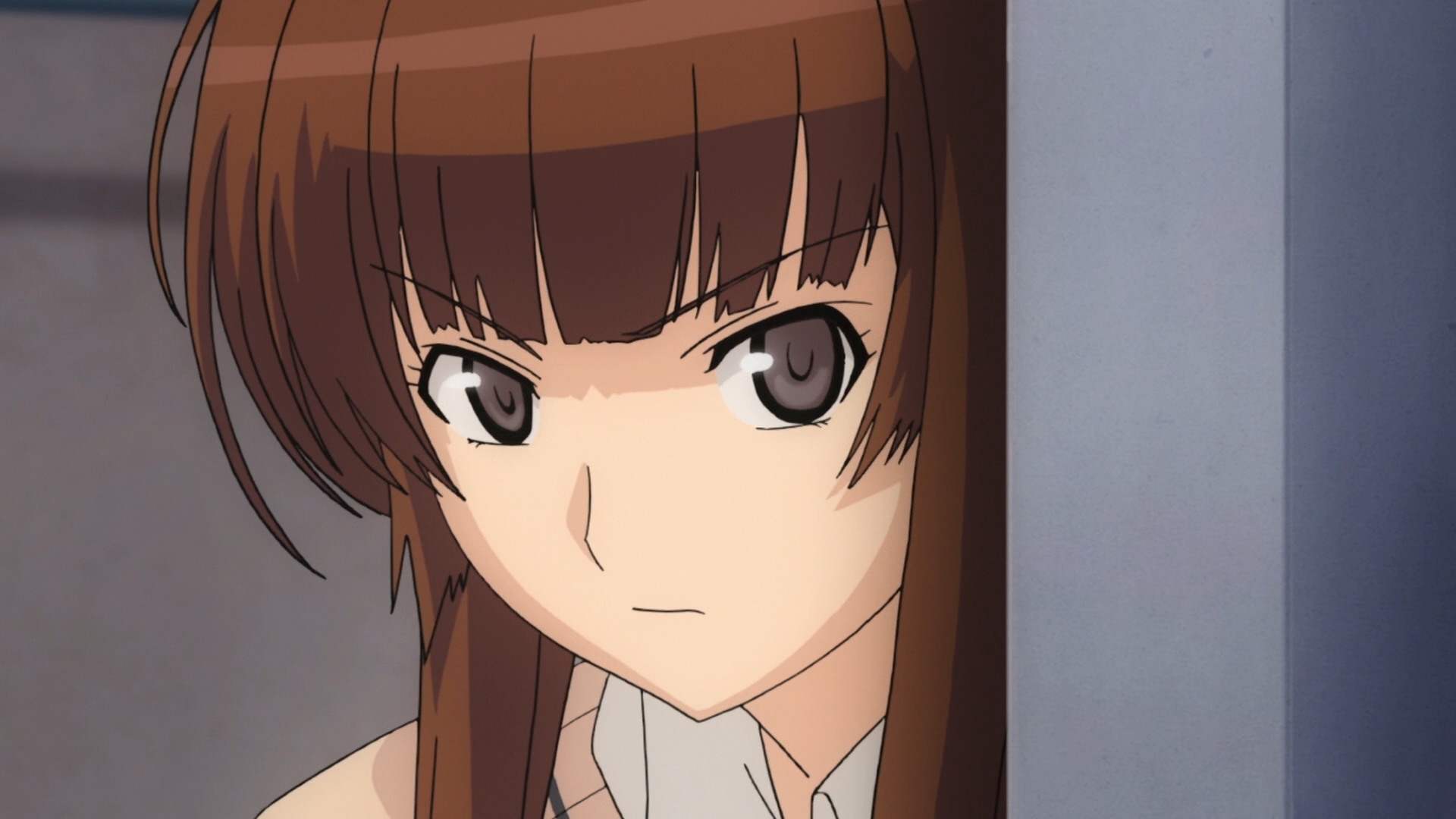 Risa Kamizaki making sure Junichi doesn't stray. (Amagami SS)