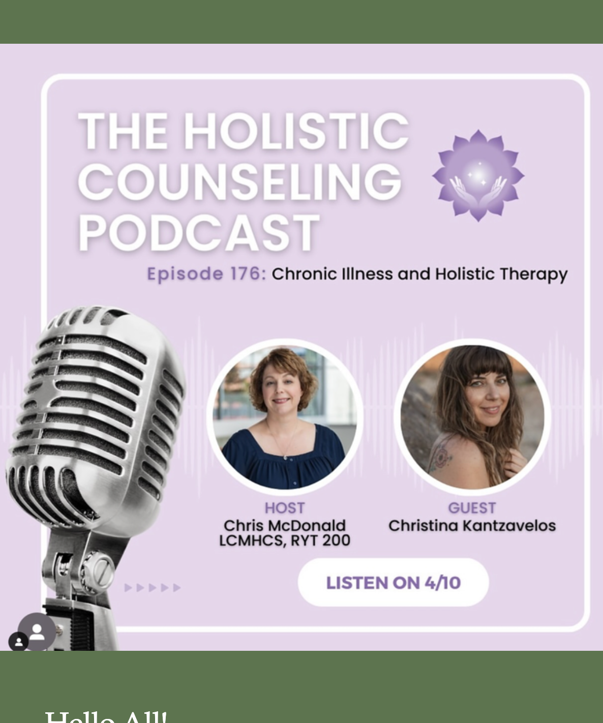 New Podcast Ep + Empowerment Circle Tonight // April 16, 2024