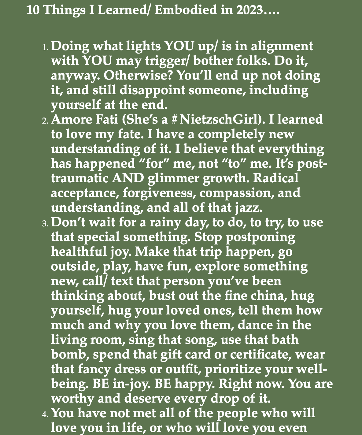 What I learned this year… + Interviews and NEW resources // January 25, 2024