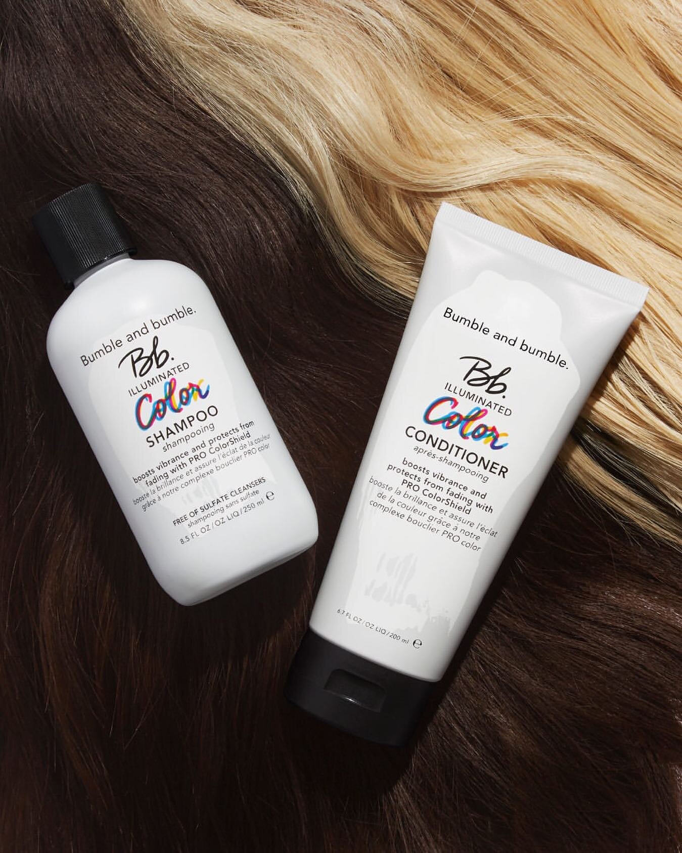 Love your new hue? Here&rsquo;s how to wash it. NEW Illuminated Color Shampoo + Conditioner &mdash; your secret to vibrant, lasting color️. Here&rsquo;s why our Pros love it:

🎨 4x color-safe hydration vs. untreated hair
🌟 +90% vibrancy instantly v
