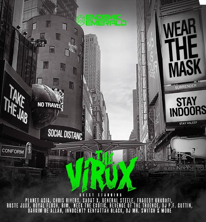 "THE VIRUX" LP - Endemic Emerald