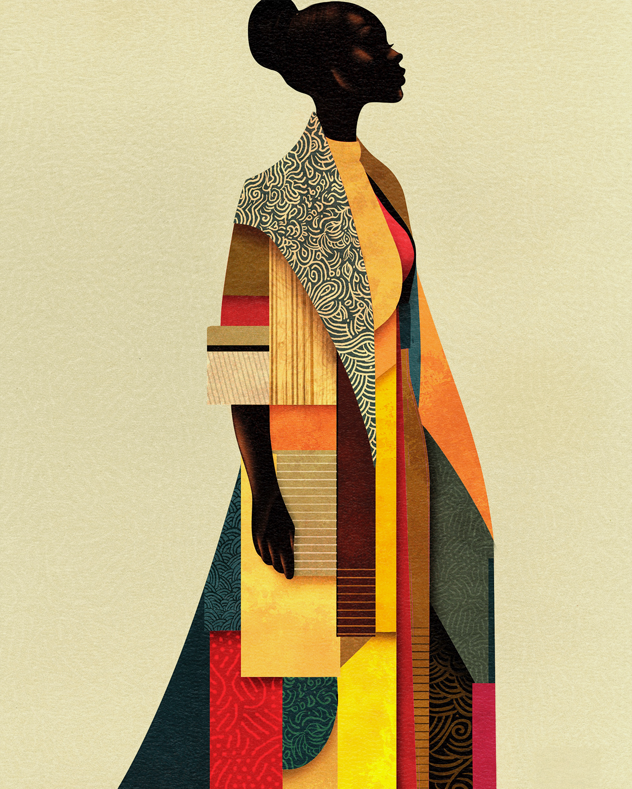 And Then There's You
(2025)

This piece is about presence. The presence of Black femininity in its quiet authority. The kind that does not need to announce itself to be felt. When she stands, space adjusts around her.

I approached this work with awa