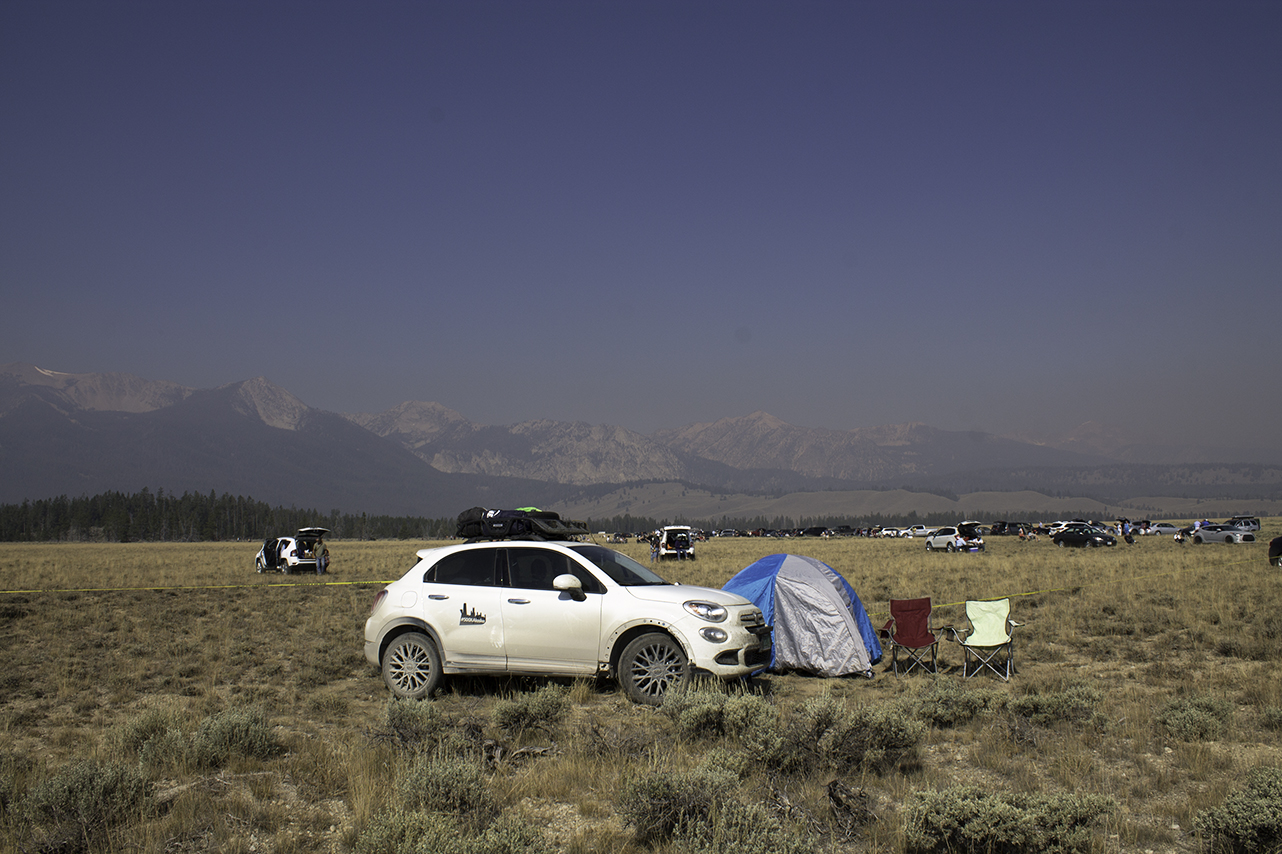 Our campsite for the eclipse