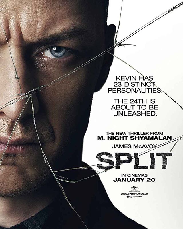 Today we finish our Shyamalan Series with 2016&rsquo;s Split. MAJOR CW:
.
.
CW: discussion of abuse, sexual abuse, violence, mental illness. #split #mnightshyamalan #moviereview #moviepodcast #podcast #podernfamily #spooktober #spookymovies #jamesmca