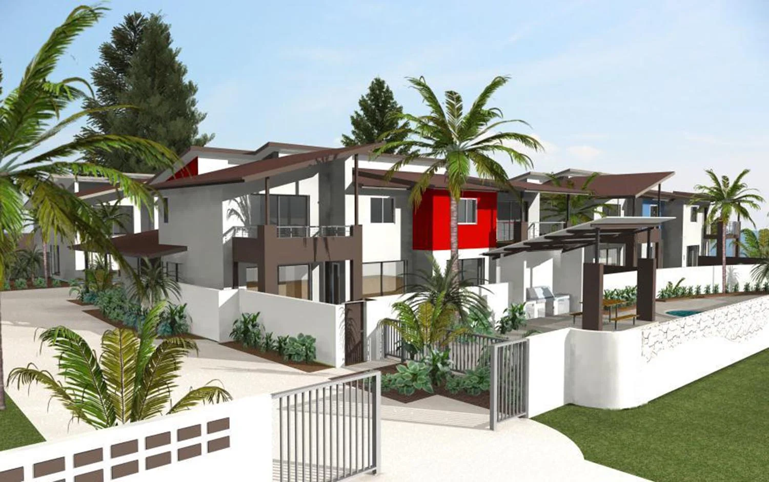 Jennifer Fair Interior and Exterior Designer Lennox Heads Units Exterior