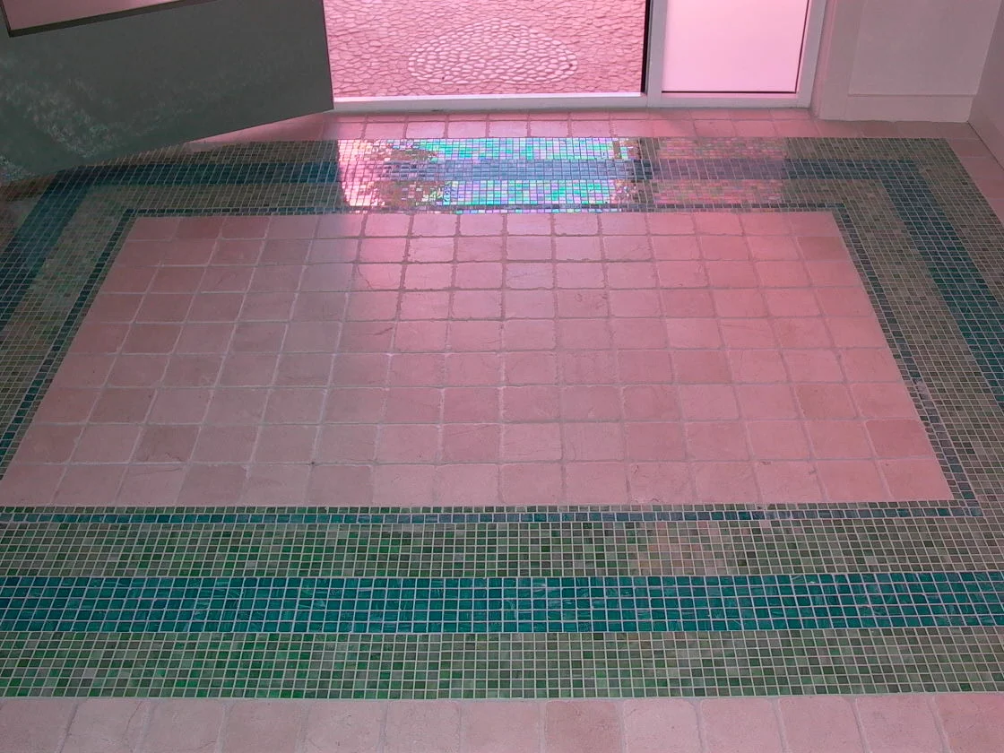 Design Details Entrance Tiling Jennifer Fair Interior Designer Golden Beach New South Wales Australia